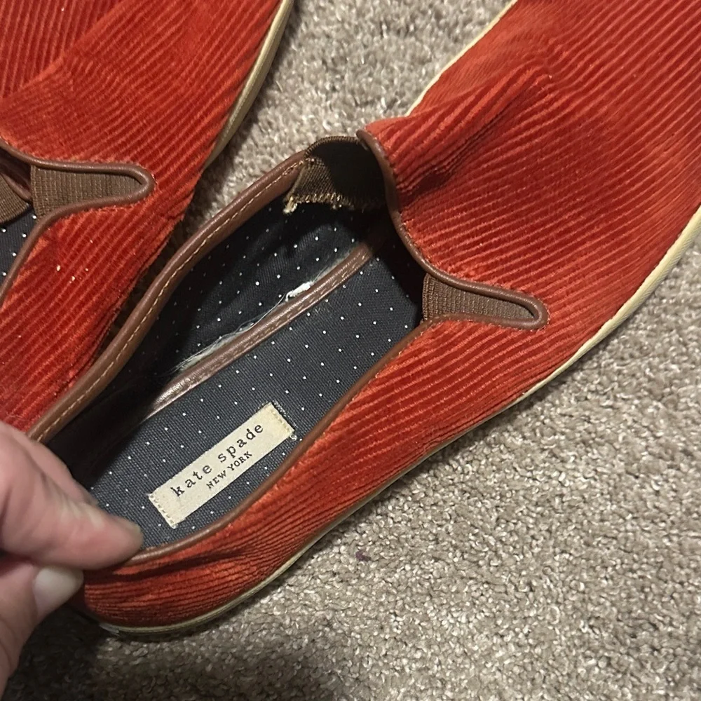 Kate Spade Corduroy Slip-On Shoes